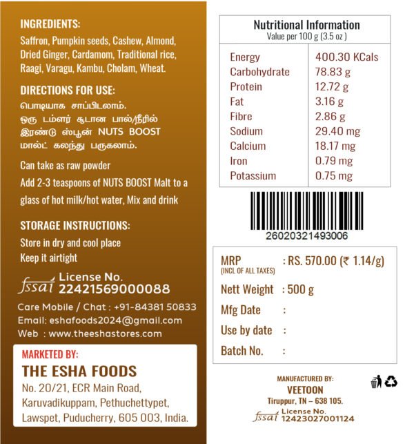 ESHA Nuts Boost