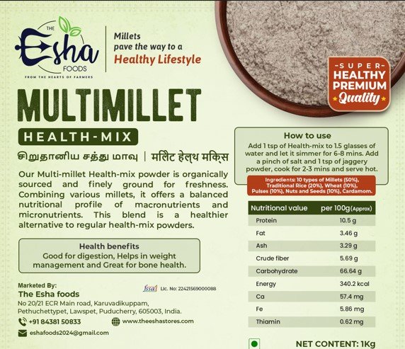 ESHA-Multimillet-Health-mix-Powder